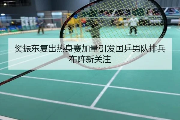 樊振东复出热身赛加量引发国乒男队排兵布阵新关注